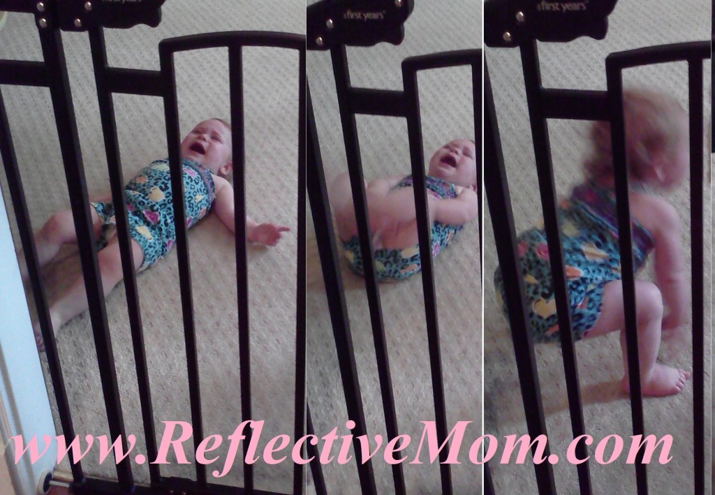 Baby Crying Behind baby Gates